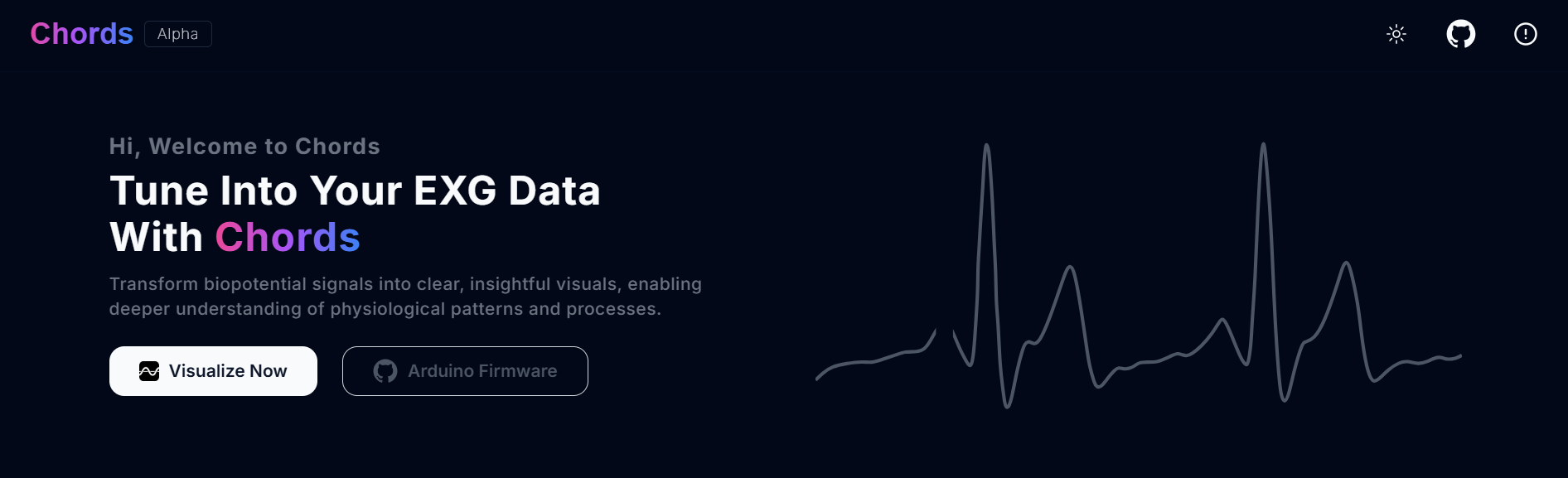 Halaman Peluncuran Chords Web
